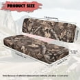 thumbnail image 7 of Yuyamidu Camo Hunting UTV Seat Covers Brown Wood Scratch-Proof Cover Front Bench Seat Cover with Backrest Cover Replacement Fit for Mule 3000 3010 3020 4000 4010, 7 of 7