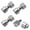 Titanium Color, variant on 4pcs Professional Alloy Pusher Disc Folder Pusher Folding Deployment Screw for Tool Enthusiasts Quickly Open