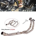 thumbnail image 4 of Motorcycle Exhaust Pipe Systems Front Middle Link Pipe Muffler Parts For CBR500 CB500X CB500F CBR500R 2013-2022, 4 of 4