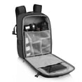 thumbnail image 1 of Mochila multifuncional PULUZ PU5018B para cámara con panel solar, resistente al agua, para fotografía, gran capacidad, con soporte para trípode y compartimento para portátil de 14 pulgadas., 1 of 7
