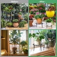 thumbnail image 5 of 5 Pack Metal Plant Stand for Outdoor Indoor Heavy Duty Flower Pot Stands Round Plant Shelf Black, 5 of 6