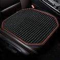 thumbnail image 4 of NIBOLOG Bead Seat Cushion - Wear-resistant Anti-corrosive Comfortable Non-Slip Excellent Ventilation Relieve Pain Detachable Car Wooden Bead Seat Cover, 4 of 8