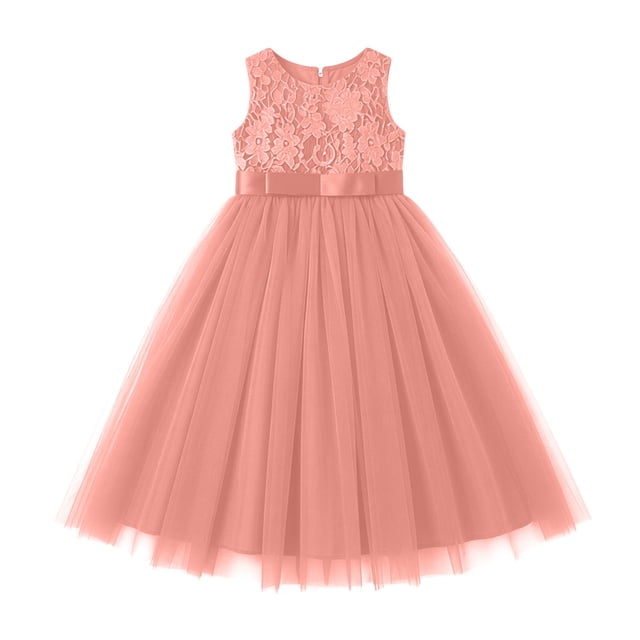 FYDUU Robe d'Été Élégante Sans Manches pour Filles Robe Formelle en Tulle pour Fêtes d'Anniversaire Robe Décontractée pour Filles Robe de Mode