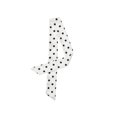 thumbnail image 1 of INSPIRAR CHIC Bufanda Delgada de Seda con Lunares Cinturón Largo y Estrecho Accesorio para Asa de Bolsa Blanco con Lunares Medianos S, 1 of 6