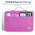 thumbnail image 5 of Aisboks 13-15'' Laptop Case for MacBook Pro 16 Laptops,Fuchsia Slim & Lightweight 15.6'' Laptop Sleeve with Soft Padded Lining, Stylish Computer Carrying Bag for Women, 5 of 8