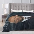 thumbnail image 2 of Jasons Actors Statham Blanket Throw Blankets Ultra Soft Flannel Lightweight Throws for Couch, Bed,All Seasons Use50"x40", 2 of 7