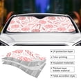 thumbnail image 5 of XMXT Car Sun Shade Windshield, White Lollipop Candy Hand Drawn Sunshade for Car Windshield Sun Shades for Car SUV Truck, s, 5 of 9