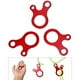thumbnail image 4 of 16 hebillas de cuerda de viento para ajuste de tienda de campaña, color rojo Xemadio 221304-1, 4 of 9