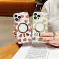 thumbnail image 2 of Love Heart  Aesthetic Bling Clear [Compatible with MagSafe Wireless Charging] Case for Women Girls Compatible with iPhone Case (iPhone 15 Pro Max,Multicolor), 2 of 7