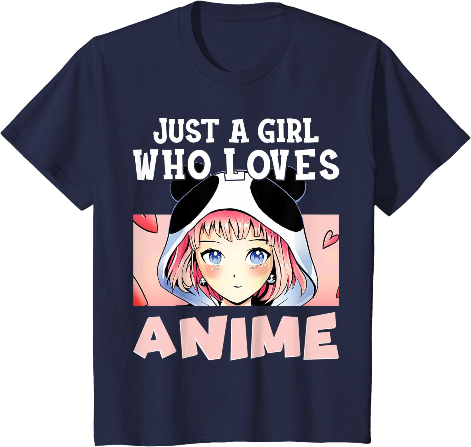 Anime Shirts for Girls Women, Just A Girl Who Loves Anime T-Shirt ...