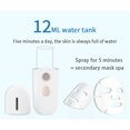 thumbnail image 4 of Otra decoración para Navidad Facial Steamer Cool Facial Mister Steamer Handy Mist Sprayer Hidratante e hidratante para el cuidado de la piel Limpieza profunda Maquillaje Extensiones de pestañas,Blanco JFHHH pequeña, 4 of 5