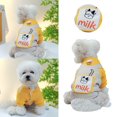 thumbnail image 1 of Dog Sweater Medium Soft Windproof Cat Sweatsuit Cute Jumpsuit with Pull Ring Pet Clothes, 1 of 8