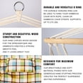 thumbnail image 2 of Hanging Chair with Pillow & Arms-Green Plaid, 2 of 7