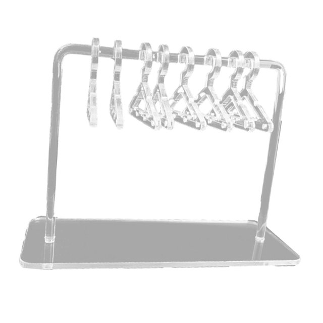 Soporte de exhibición de aretes, estilo perchero, gancho para aretes, soporte para aretes Claro