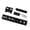 Black, variant on Whaledi Refrigerator Sliding Rails for Built In Fridge Smoothly Operations 50kg Load