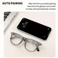 thumbnail image 2 of 2025 New Smart Audio Glasses, BT Call & Music, Photochromic, Blue Light Blocking, Holiday Gift, 2 of 13
