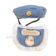 thumbnail image 4 of Dog Cat Cowboy Disfraz Set Cowboy Gat con sombrero de bufanda Socina para mascotas para gato de perro pequeño , Style D Estilo D, 4 of 8