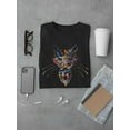thumbnail image 3 of Neon Cat T-Shirt Men -Image by Shutterstock, Male 5X-Large, 3 of 4