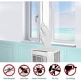 thumbnail image 1 of Mobile Air Conditioner Window Kit, 4m Window Caulk Cloth For Mobile Air Conditioner And Dryer, Air Conditioner Caulk Works With Any Mobile Air Conditi, 1 of 3
