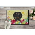 thumbnail image 2 of Carolines Treasures BB6128JMAT 24 x 36 in. Easter Eggs Wire Haired Dachshund Dapple Indoor or Outdoor Mat, 2 of 4