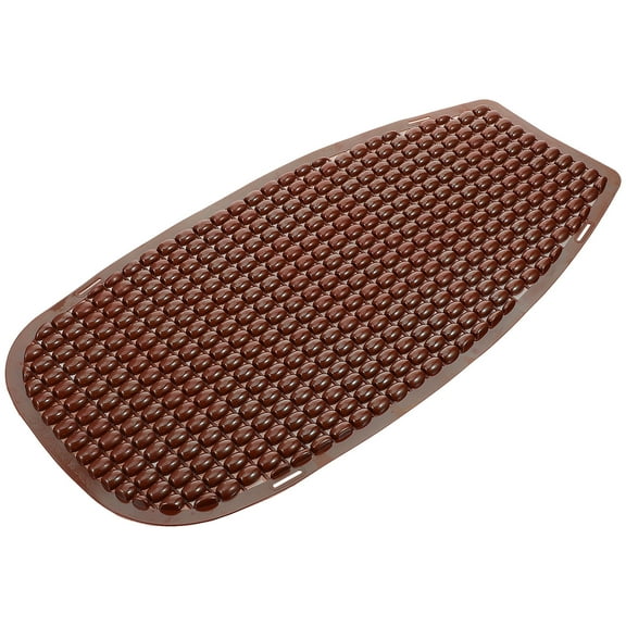 HEANUJJ Motorcycle Seat Cushion Pad Coffee Brown for Weather Resistant Comfortable Riding