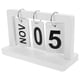 thumbnail image 1 of Calendario de escritorio de madera, calendario perpetuo, calendario retro, calendario de escritorio, adorno, 1 of 7
