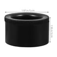 thumbnail image 2 of unbranded 4Ud Patas Ajustables Para Muebles En ABS Negro Con Redondo Para Sofás Y Gabinetes, 2 of 8