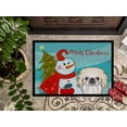 thumbnail image 3 of Snowman with Pekingese Door Mat, 3 of 4