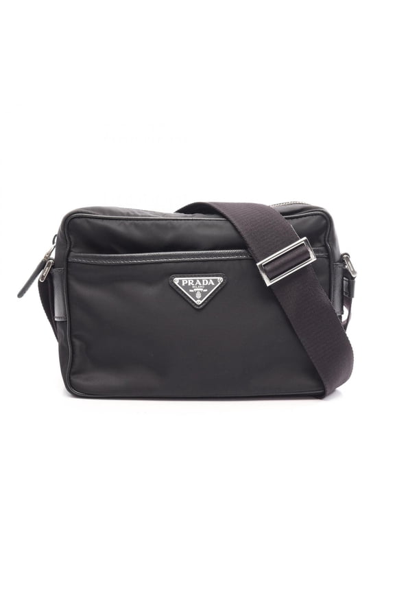 Pre-Owned Prada RE-NYLON TESSUTO+SAFFIANO Shoulder Bag/Handbag, Nylon Leather, Men's/Women's,...