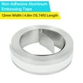 thumbnail image 2 of Refills Aluminum 3D Manual Embossing Tape Non-Adhesive Metal Label Maker Refill Compatible With  Label Makers M1011/M11 - 1 Roll 12mmx4.8m, 2 of 6
