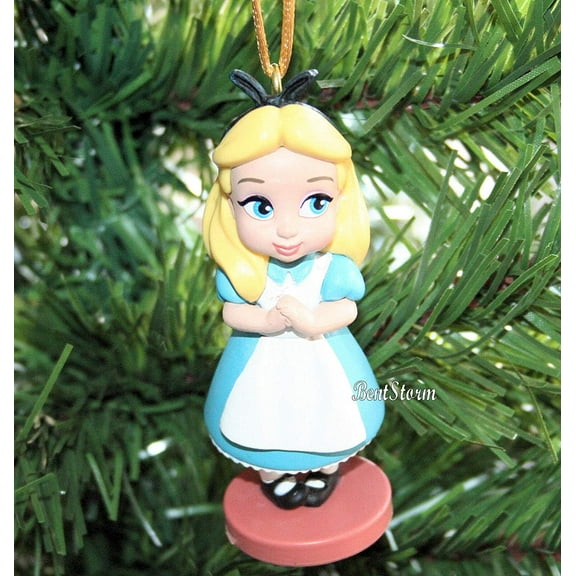 Animator Alice in Wonderland Toddler Christmas Ornament Holiday PVC Custom Disney Figure Figurine