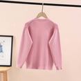 thumbnail image 5 of UngA Kids Girls Cardigan Sweaters Lightweight Long Sleeve School Uniform Ribbed Knit Sweaters for Girls Coat (Pink,9-10 Years), 5 of 5