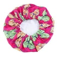 thumbnail image 1 of Gorro de sueño de seda para mujer Colcomx forro de doble capa cubierta elástica Rosado, 1 of 8