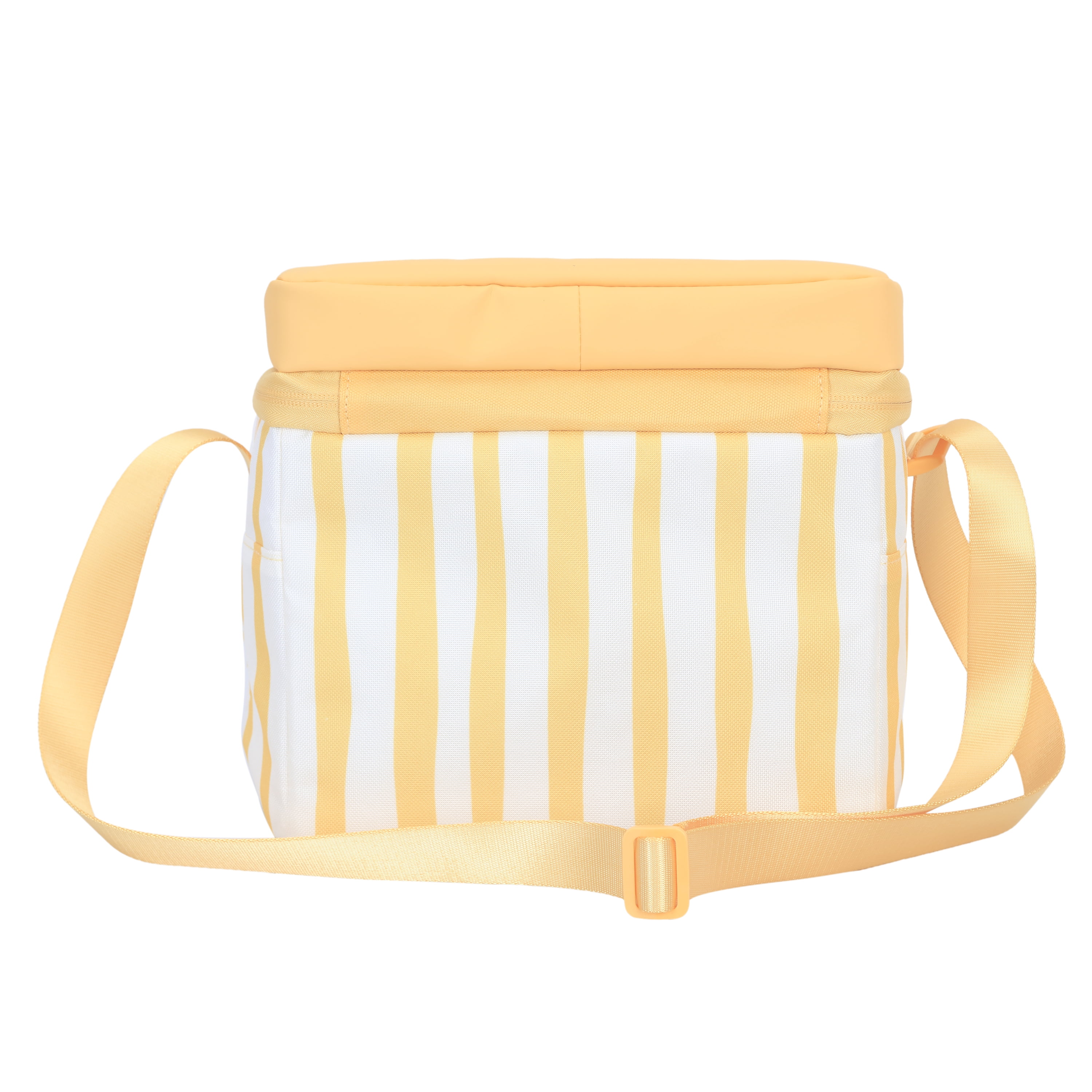 Ozark Trail Coated Soft Side Cooler with Removable Hardliner, 6 Can , 6 Quart Capacity, Summer Vibes Collection, Bright Yellow