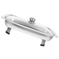 thumbnail image 3 of Plateau de Buffet en Acier Inoxydable Rectangulaire avec Couvercle, 3 of 8