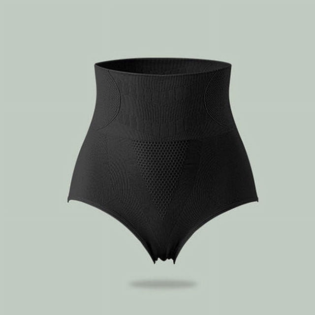 Ropa interior de cintura alta para mujer, moldeadora de abdomen, moldeadora de cintura, levantadora de cadera, antibacteriana, de grafeno, de algodón puro, con entrepierna, pantalones cortos de talla