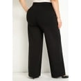 thumbnail image 2 of ELOQUII Women's Plus Size The Ultimate Stretch Wide Leg Pant, 2 of 6