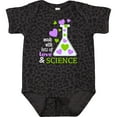 thumbnail image 3 of Inktastic Made with Lots of Love and Science Heart Bubbles in a Beaker Boys or Girls Baby Bodysuit, 3 of 5