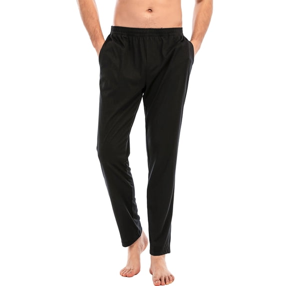 KingShop Mens Sleepwear Nightwear Pants Comfy Cotton Sleep Shorts Lounge Wear Pajama Pants Trousers Sleep Bottoms