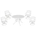 thumbnail image 1 of Homestyles Sanibel Aluminium 5 Pièces Salle à Manger Extérieure en Blanc, 1 of 14