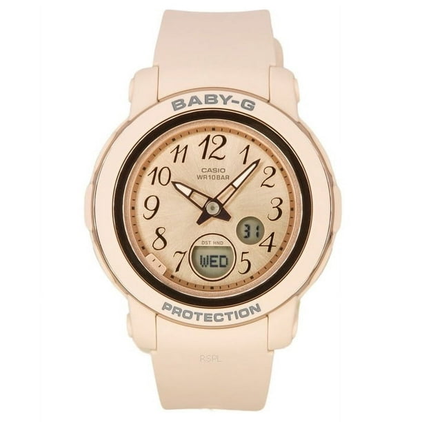 Casio Baby G Analog Digital Resin Strap Rose Gold Dial Quartz BGA 290SA 4A 100M Women s Watch Walmart