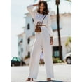 thumbnail image 6 of Off Shoulder Long Sleeve Top and Pants Set, 6 of 14