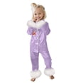 thumbnail image 3 of Byoo Toddler Girls Christmas Pajama Set Reindeer Print Button Down Long Sleeve Top Pants 2PC Pj's Xmas Soft Sleepwear, 3 of 5