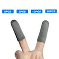 thumbnail image 2 of 6 Pieces Gaming Finger Sleeve Touchscreen Thumb Sleeve Sensitive Sweat-proof Breathable Finger Sleeve for Gaming, 2 of 7
