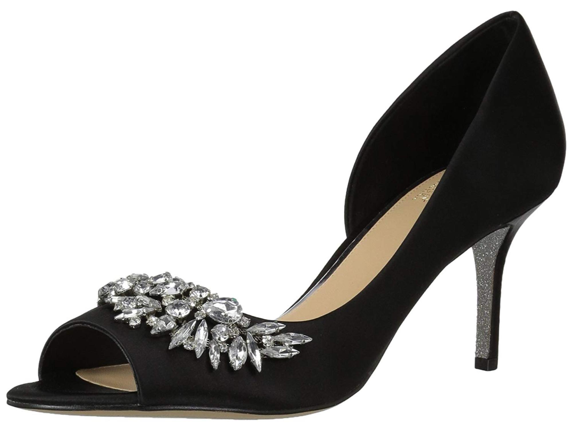 Mark and James BADGLEY MISCHKA Black Dress Pumps Shoes Sparkle NEW!