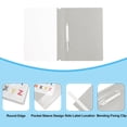 thumbnail image 3 of Unique Bargains Report Covers, 6 Pcs Plastic Clear Front File Sheet Document Presentation Binder Folder Protector, Grey, 3 of 4