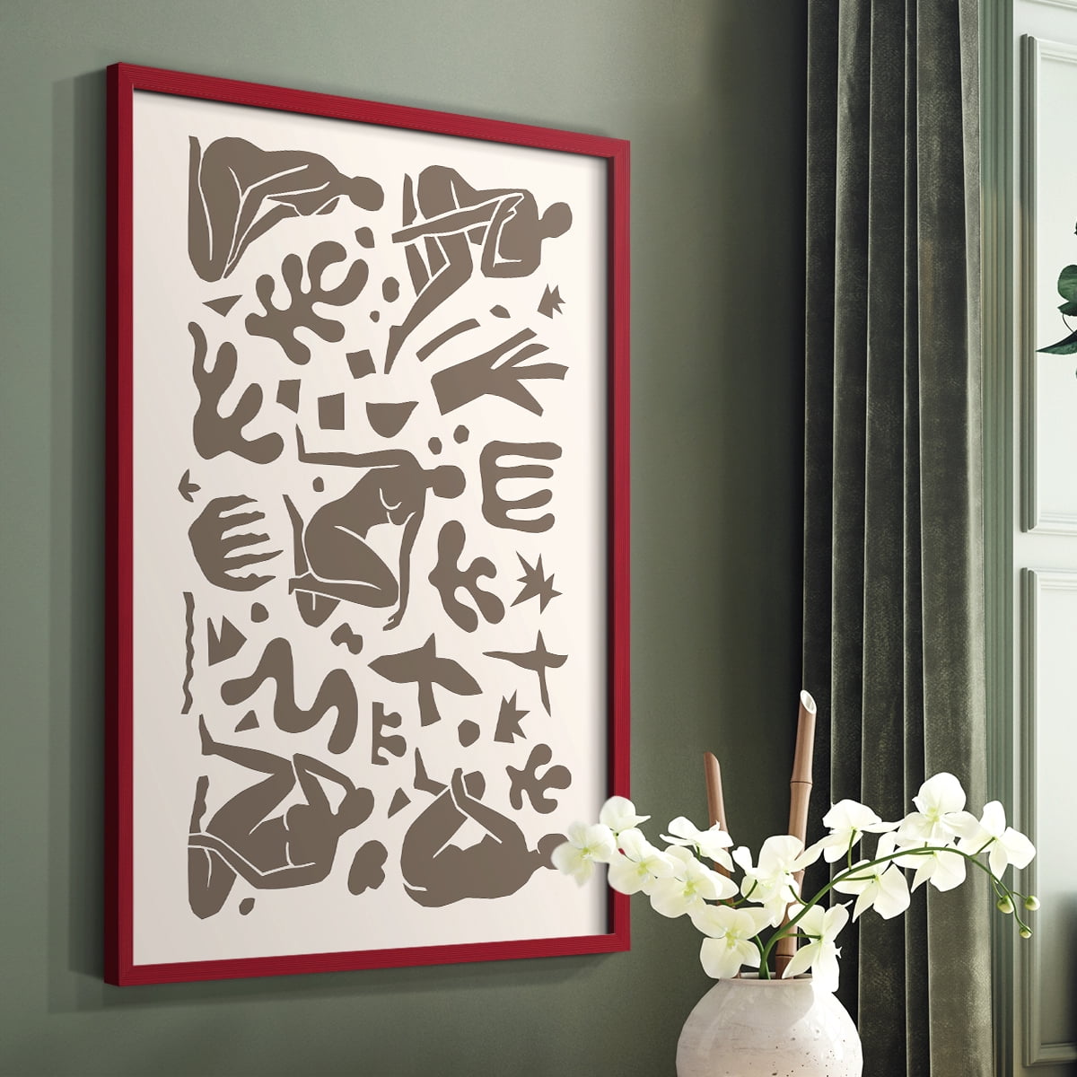 Matisse CCXXXIV in Solid Wood 11 x 14 Framed Print