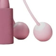 thumbnail image 3 of pitrice Cordless Jumping Rope Gym Exercise Fitness Weighted Jump Rope for Kids Ball dia.3.2cm Pink, 3 of 9