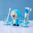 thumbnail image 5 of Kids Cartoon Automatic Toothpaste Dispenser Wall Mounted Toothbrush Holder with 2 Mugs Set for Bathroom, 5 of 5