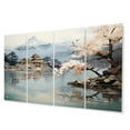 thumbnail image 2 of Designart "Asian Art Imperial horizon II" Asian Metal Wall Décor Set, 2 of 5